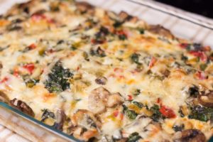 A breakfast casserole that's perfect for back to school busy mornings