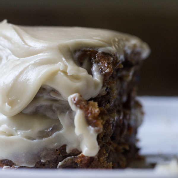 THE BEST Carrot Cake - Lightened Up & Full of Flavor!