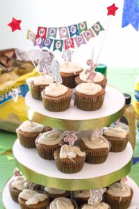 the best healthy carrot cake cupcakes for a birthday party