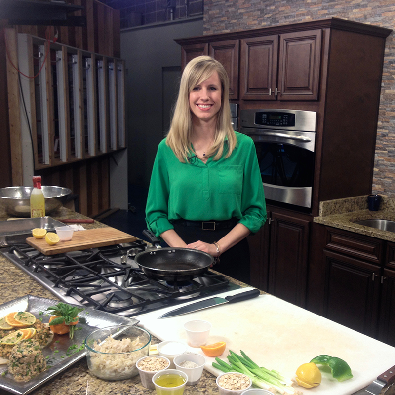 Alyssa Ashmore, RDN, does live news segments on healthy nutrition practices Alyssa Ashmore, RDN, is a nutrition speaker for live TV segments and annual conferences to educate and empower audiences to live healthier lives.